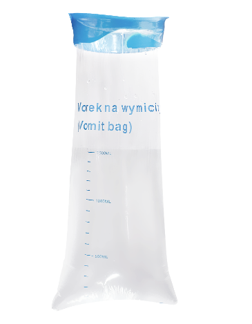 Worki na wymiociny 1500ml 1szt - obrazek 2